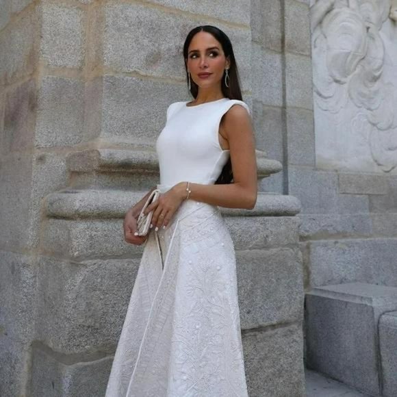 ZARA ATELIER EMBROIDERD CAPE SKIRT LIMITED EDITION - Picture 10 of 10